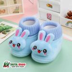 খরগোশের কার্টুন শিশুর জুতা-Baby Rabbits Cartoon Shoes - Image 4