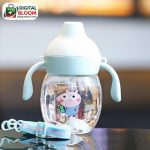 সিপার ওয়াটার বোতল-Duck Peak Separ Water Bottle with straw-Mum pot - Image 3