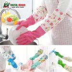 PVC Kitchen Gloves – সিলিকন ডিশ ওয়াশিং হ্যান্ড গ্লাভস - Image 2