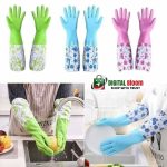 PVC Kitchen Gloves – সিলিকন ডিশ ওয়াশিং হ্যান্ড গ্লাভস - Image 4