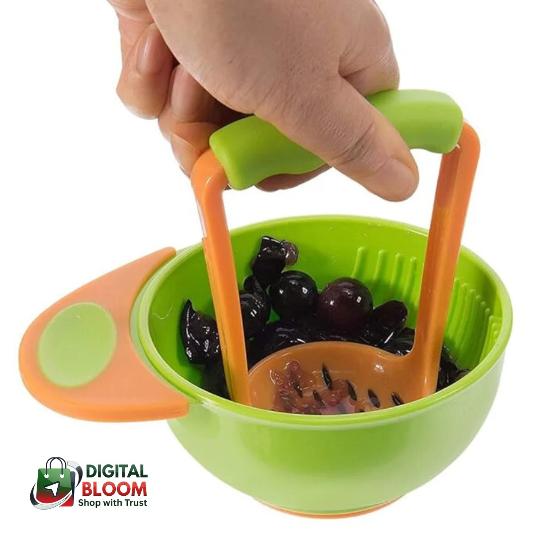 Baby Mash Bowl (1) বেবি ম্যাশ বাটি - Baby Mash Bowl - ফুড গ্রাইন্ডিং ম্যাশ বাটি - Image 1