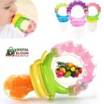 Combo (Spoon Feeder, Fruit Pacifier, Silicon Finger Brush)-কম্বো প্যাকেজ সিলিকন চামচ ফিডার, ফ্রুট পেসিফায়ার, শিশুর জন্য আঙুলের টুথব্রাশ - Image 4